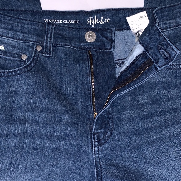 New With Tags Style & Co Women’s Size 10 Dark Blue - Picture 2 of 3